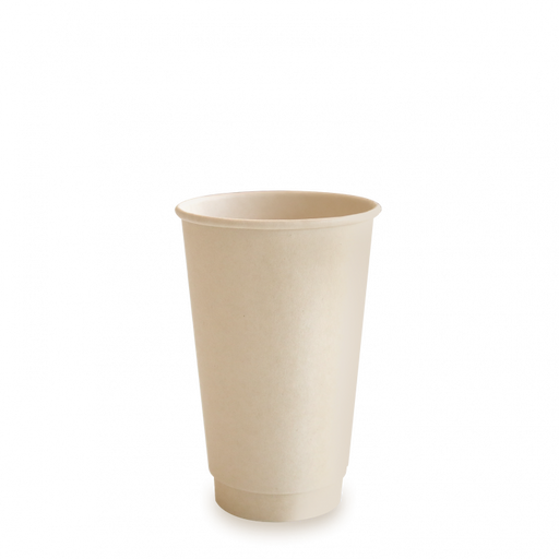 ECO Friendly - Bambus Double Wall Cup Neutral Color - 240 ML (8 OZ) 500 stk