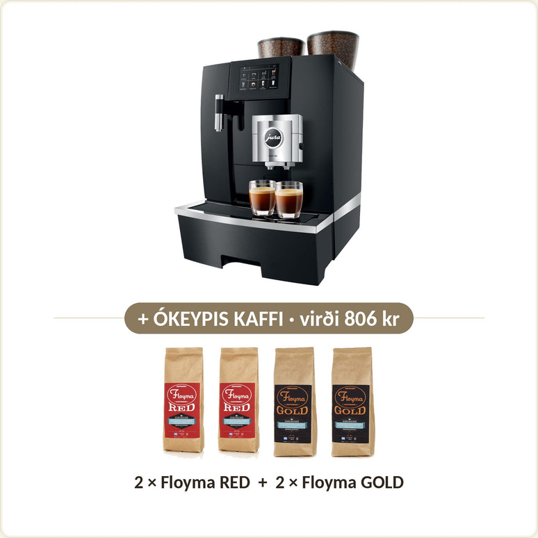 Ókeypis kaffi við: 2 × Floyma RED + 2 × Floyma GOLD