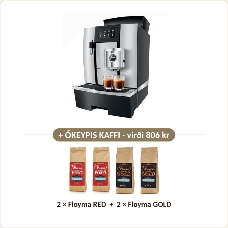 Ókeypis kaffi við: 2 × Floyma RED + 2 × Floyma GOLD