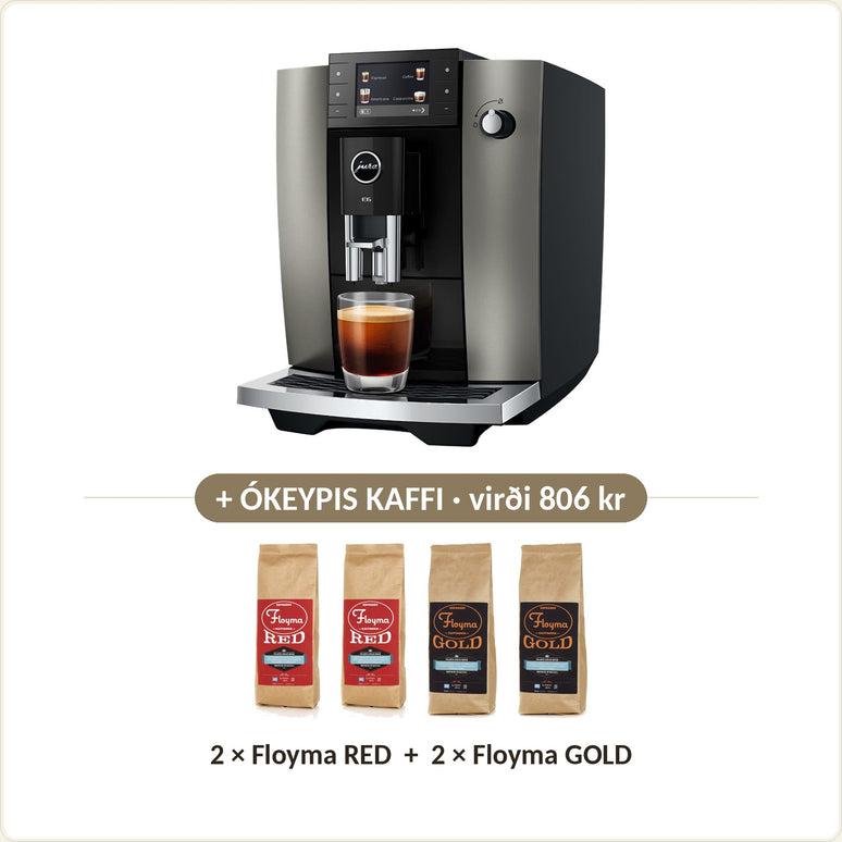 Ókeypis kaffi við: 2 × Floyma RED + 2 × Floyma GOLD