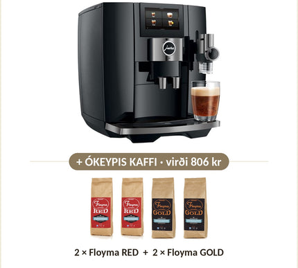 Ókeypis kaffi við: 2 × Floyma RED + 2 × Floyma GOLD