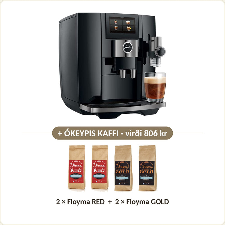 Ókeypis kaffi við: 2 × Floyma RED + 2 × Floyma GOLD