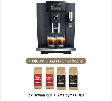 Ókeypis kaffi við: 2 × Floyma RED + 2 × Floyma GOLD