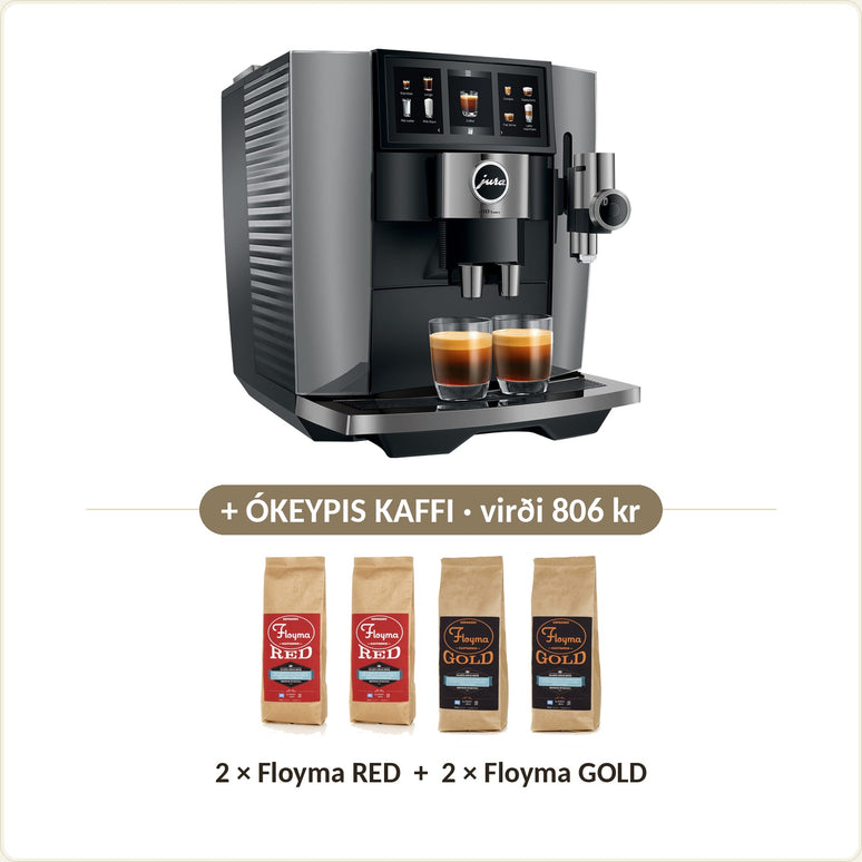 Ókeypis kaffi við: 2 × Floyma RED + 2 × Floyma GOLD