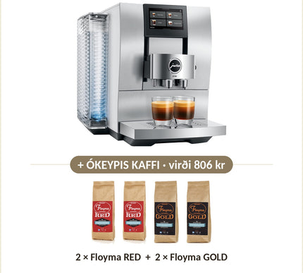 Ókeypis kaffi við: 2 × Floyma RED + 2 × Floyma GOLD