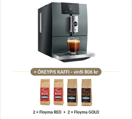 Ókeypis kaffi við: 2 × Floyma RED + 2 × Floyma GOLD