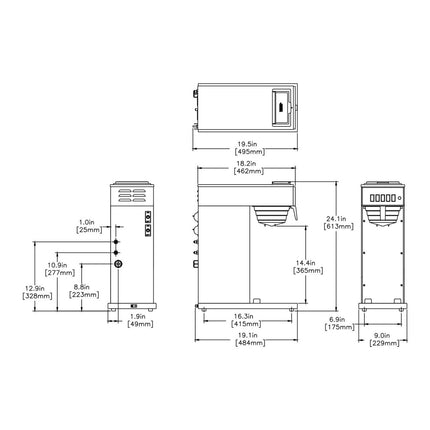 BUNN CWA-APS Airpot System