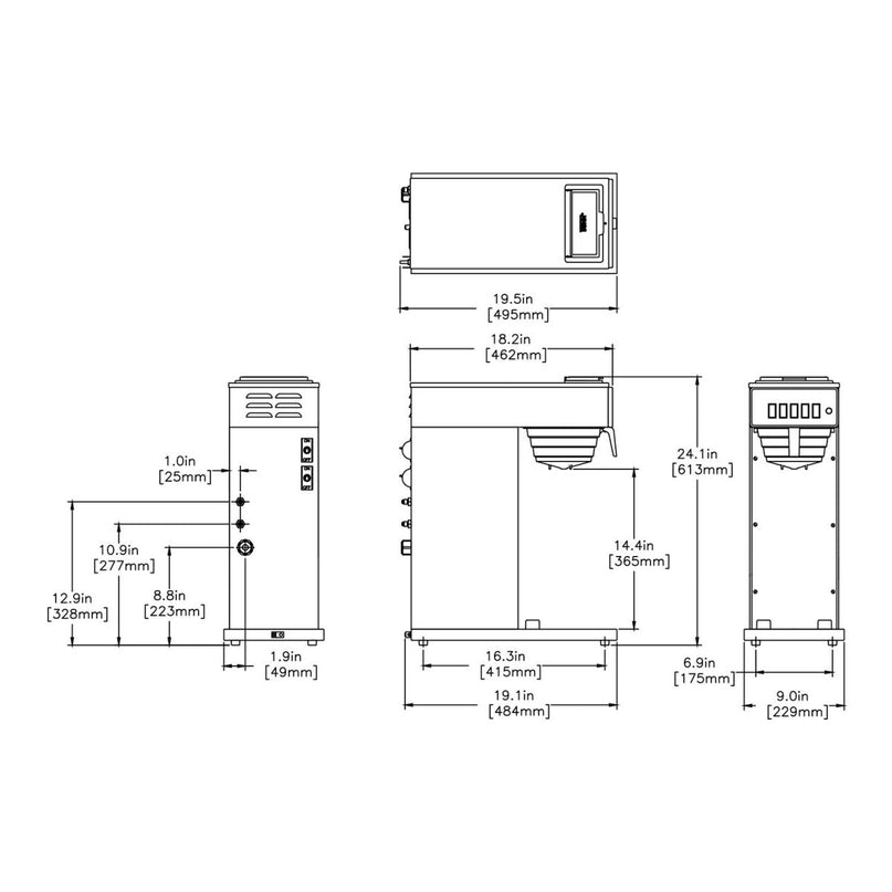BUNN CWA-APS Airpot System