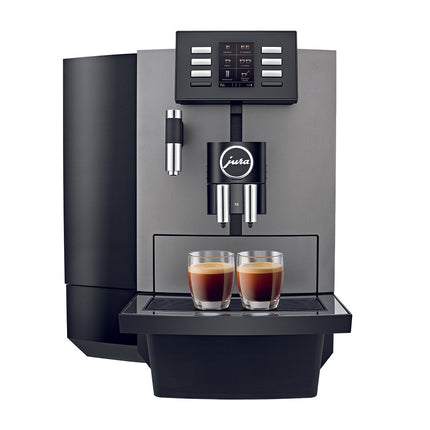 REFURBISHED JURA X6 (EA) DARK INOX PROFESSIONAL (80 KOPPER PR. DAG) - PROFESSIONEL KVÆRN