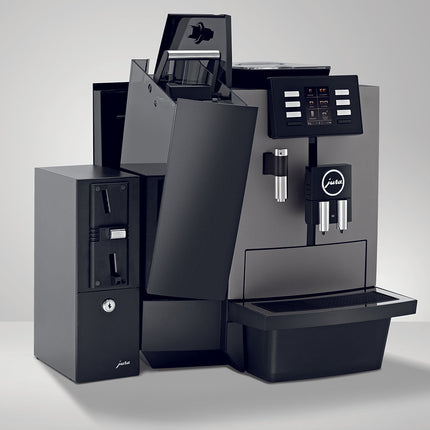 REFURBISHED JURA X6 (EA) DARK INOX PROFESSIONAL (80 KOPPER PR. DAG) - PROFESSIONEL KVÆRN