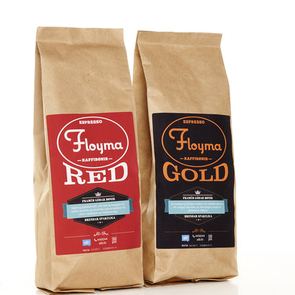 kartong (6+6 stk.) - Floyma RED/GOLD MIX